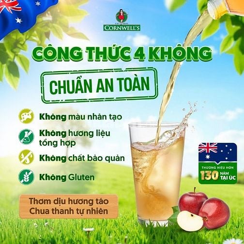  TUYỂN SỈ – ĐẠI LÝ – NPP CORNWELL’S - THƯƠNG HIỆU GIẤM LÊN MEN HÀNG ĐẦ