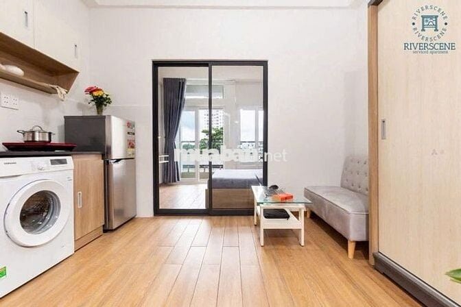 STUDIO - FULL NỘI THẤT -1PN - TÁCH BẾP - MÁY GIẶT RIÊNG NGAY EMART