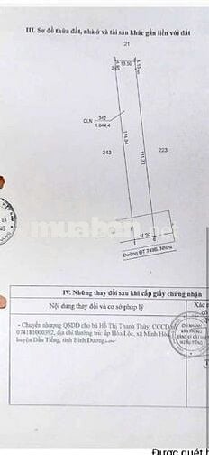 🔥🔥 SIÊU HOT – ĐẤT MẶT TIỀN DT 749B – MINH HÒA – GẦN NGÃ 3 DT 744 🔥