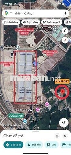 ĐẤT THỔ CƯ SỔ SẴN CẠNH KCN SIKICO MINH HƯNG