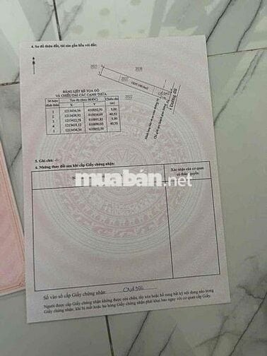 Bán gấp lô đất thái hoà tân uyên củ , xây trọ bao víp