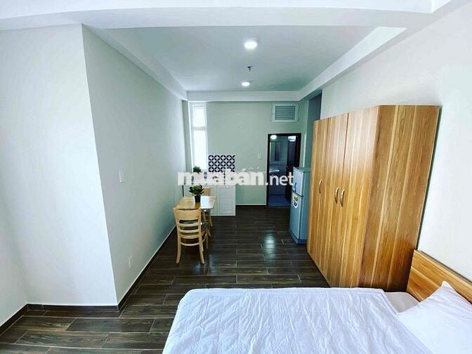 Cho thuê căn hộ Studio Ban công Q4 gần ĐH Luật, ĐH Nguyễn Tất Thành