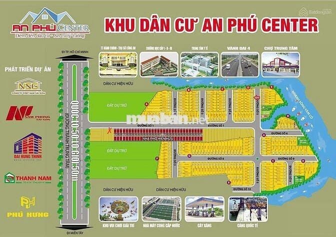 Chính Chủ Bán Đất Nền Dự Án Đẹp KDC An Phú Center, Huyện Cần Đước