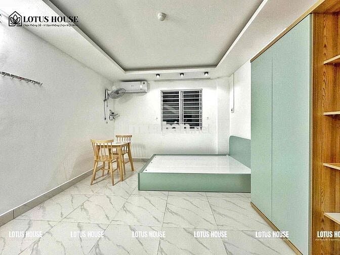 STUDIO CÓ CỬA SỔ SIÊU RỘNG RÃI THOÁNG MÁT FULL NỘI THẤT SÁT BÊN HUIT