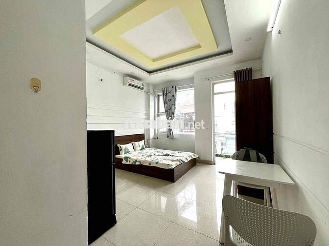CHO THUÊ PHÒNG BAN CÔNG FULL NỘI THẤT GẦN CÔNG VIÊN LÀNG HOA - GÒ VẤP