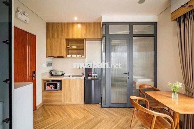 CĂN HỘ STUDIO FULL NỘI THẤT - MÁY GIẶT RIÊNG - TÁCH BẾP - MỚI XÂY NEW