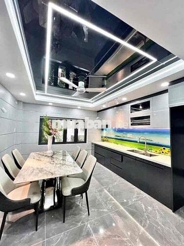 NHÀ ĐẸP LÊ VĂN QUỚI 4 TẦNG ĐÚC 60M2-HXH SÁT MẶT TIỀN -  FULL NỘI THẤT