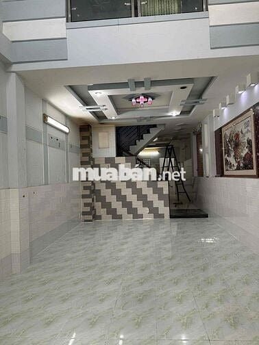 nhà mới đường 2D, 1trệt2lầu, 4PN, hẻm7m, mới sửa, sát chợ, 10tr