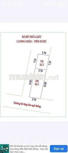3. 9x tỷ 2 m.tiền Trục Chính Lương Châu TT Sóc Sơn tặng kèm 43m