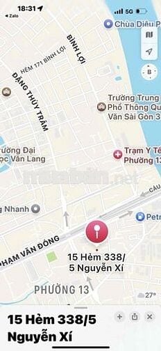 BÁN NHÀ DT 68m HXH NƠ TRANG LONG BÌNH THẠNH