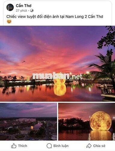 Siêu phẩm đất nền Nam Long II Central Lake giá gốc chủ đầu tư 30% đầu