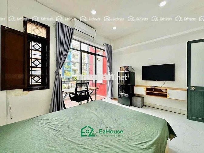 CHO THUÊ CHDV 1 PHÒNG NGỦ - BAN CÔNG RIÊNG - FULL NỘI THẤT