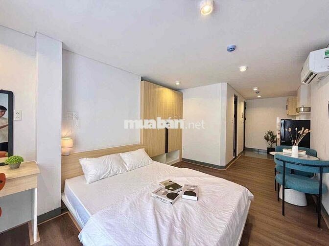 THUÊ NGAY STUDIO FULL NT 35m2 TẠI NGUYỄN HỮU CẢNH GẦN Q1