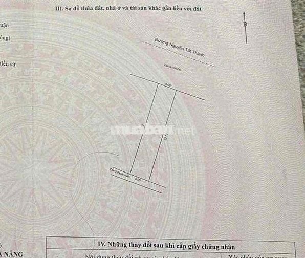 Bán lô đất MT Nguyễn Tất Thành Hải Châu