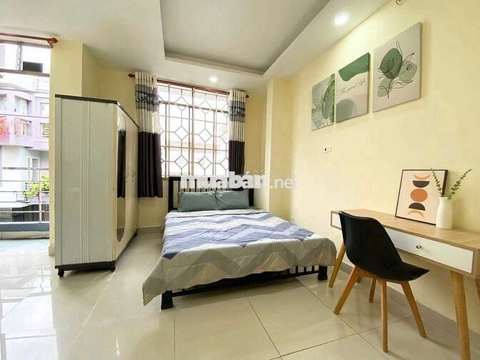 Cho thuê CHDV - Studio Balcon 38m2 -Sư Vạn Hạnh Quận 10 -Đầy Đủ Option