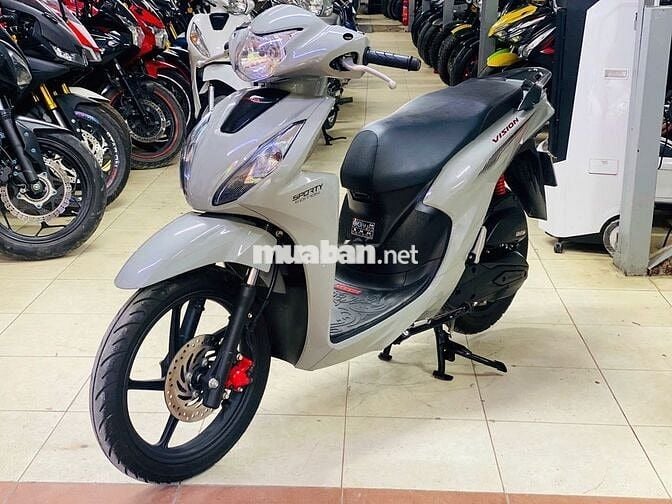 XE MÁY THỊNH PHÁT - HONDA VISION XÁM XI MĂNG LƯỚT
