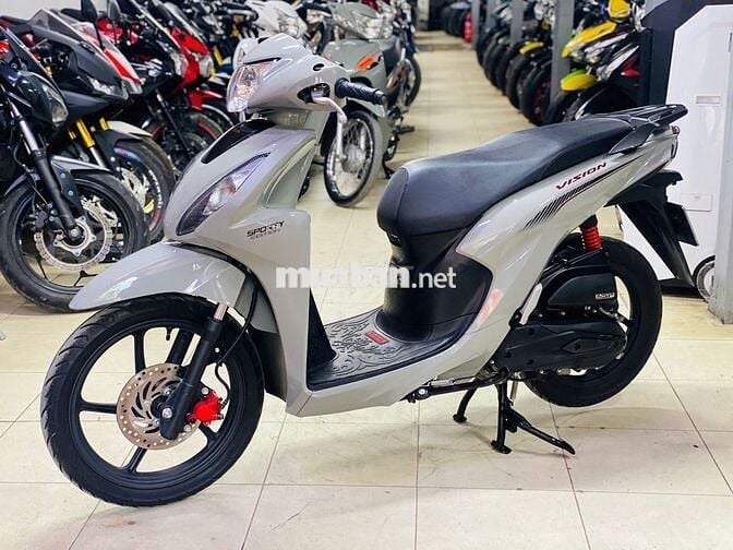 XE MÁY THỊNH PHÁT - HONDA VISION XÁM XI MĂNG LƯỚT