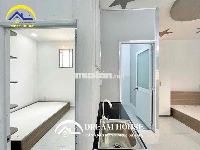 CĂN HỘ 2 PHÒNG NGỦ FULL NỘI THẤT GIÁ RẺ- CỬA SỔ TRỜI BAN CÔNG- FREE XE