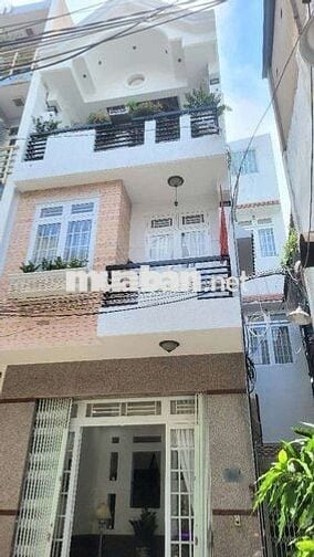 👉NGAY CCU BÀU CÁT - ĐƯỜNG XE TẢI 8m - NGANG 4m, NỞ HẬU 5m - 4 TẦNG