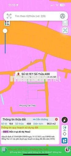 Bán Đất Thổ Cư gần Quảng Trường Tỉnh Đồng Nai, TP Biên Hòa