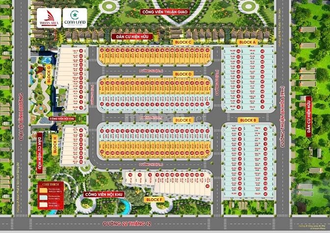 Bán đất nền 81m2 dự án An Residence, Khu dân cư Lê Phong -Thuận giao. 