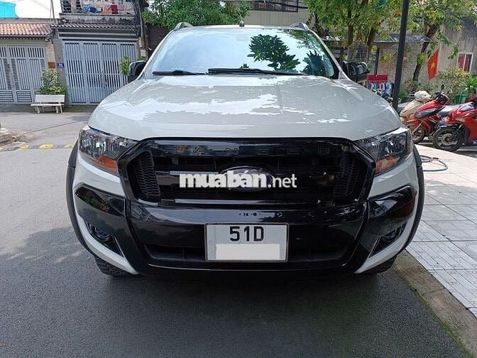Ford Ranger wildtrak 3.2at 2016 màu trắng 2 cầu