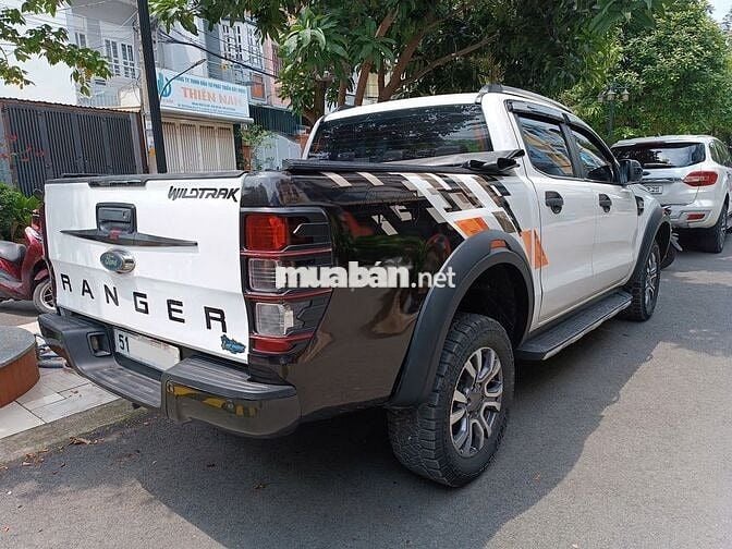 Ford Ranger wildtrak 3.2at 2016 màu trắng 2 cầu