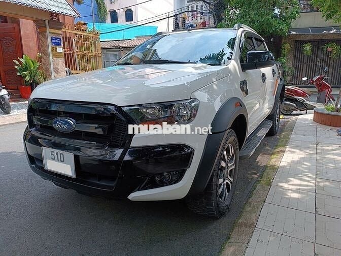 Ford Ranger wildtrak 3.2at 2016 màu trắng 2 cầu