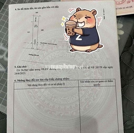 CẦN BÁN NHANH LÔ ĐẤT MẶT TIỀN ĐƯỜNG ĐH09 32m