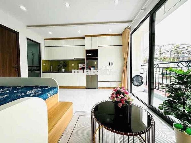 🌟 MÁY GIẶT RIÊNG 🚽 CHỈ TÍNH ĐIỆN NƯỚC – Studio ban công