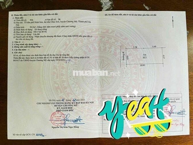 Giá chỉ sát đầu 3 tỷ khg hơn 🎉🎉🎉 ✅ Chính chủ bán lô 50,5m Ninh Sơn - P