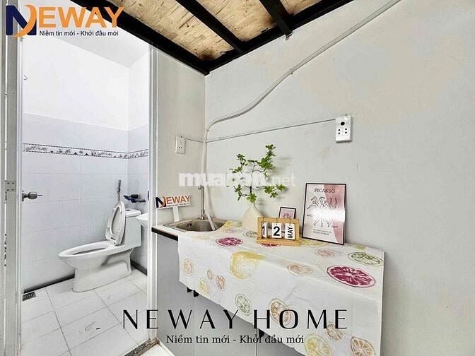 PHÒNG CÓ GÁC SẴN MÁY LẠNH MỚI XÂY NGAY GẦN NGÃ TƯ BỐN XÃ - LÊ VĂN QUƠI