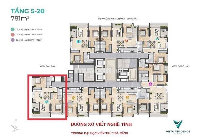 CHUNG CƯ CAO CẤP TẠI HẢI CHÂU- SỞ HỮU LÂU DÀI- BÀN GIAO QUÝ 1/2026