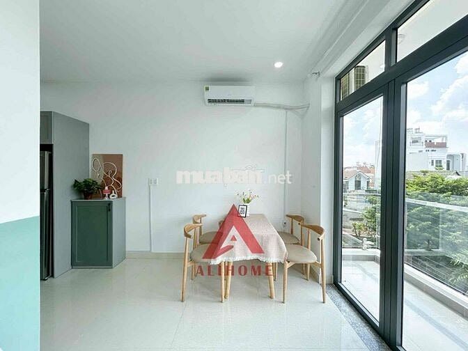 1 PHÒNG NGỦ TÁCH BẾP FULL NỘI THẤT BAN CÔNG