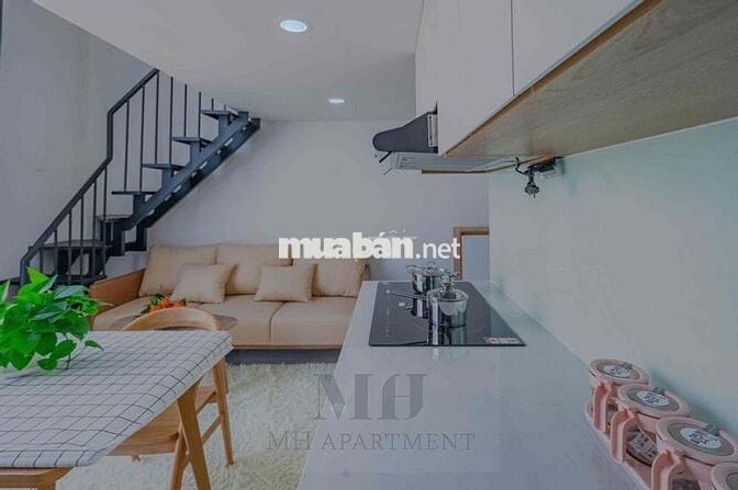 Căn hộ duplex ban công 40m2 chỉ 8tr8 gần LOTTE MART, CẦU KÊNH TẺ, RMIT