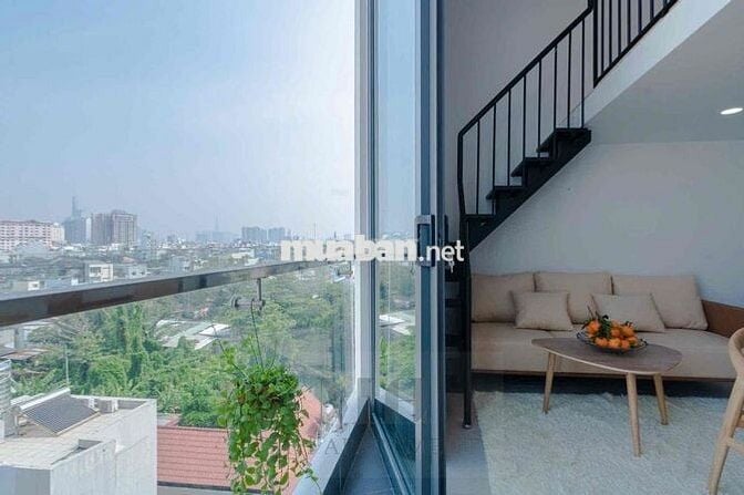 Căn hộ duplex ban công 40m2 chỉ 8tr8 gần LOTTE MART, CẦU KÊNH TẺ, RMIT