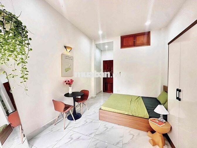 🚨Studio Balcony Full Nội Thất - Gần Ngã Tư Hàng Xanh, Chợ Bà Chiểu🚨