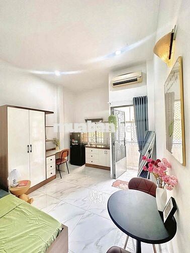 🚨Studio Balcony Full Nội Thất - Gần Ngã Tư Hàng Xanh, Chợ Bà Chiểu🚨