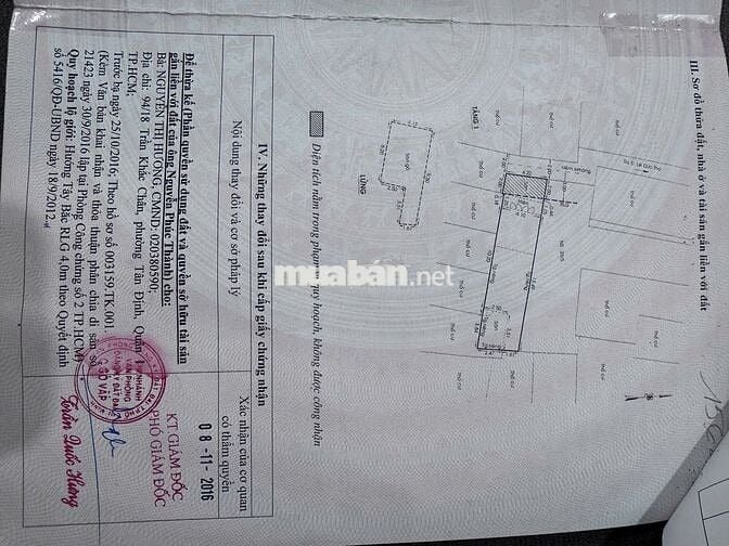 NHÀ 62,5m, 3PN Đường Lê Đức Thọ, P.16, Gò Vấp