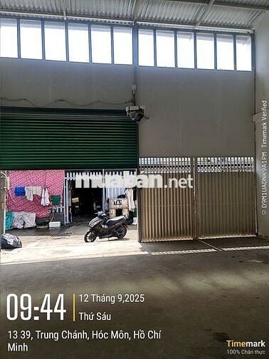 Cho thuê kho, nhà xưởng 620/21/5 QL 22, Trung Chánh, Hóc Môn, HCM