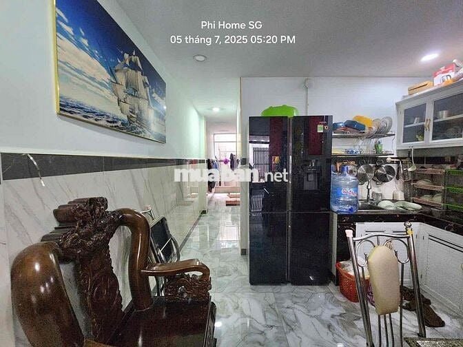 NHÀ 2 TẦNG 60m2- GẦN BỆNH VIỆN HÓC MÔN  - ĐƯỜNG OTO THÔNG GIÁ 3.TỶ580