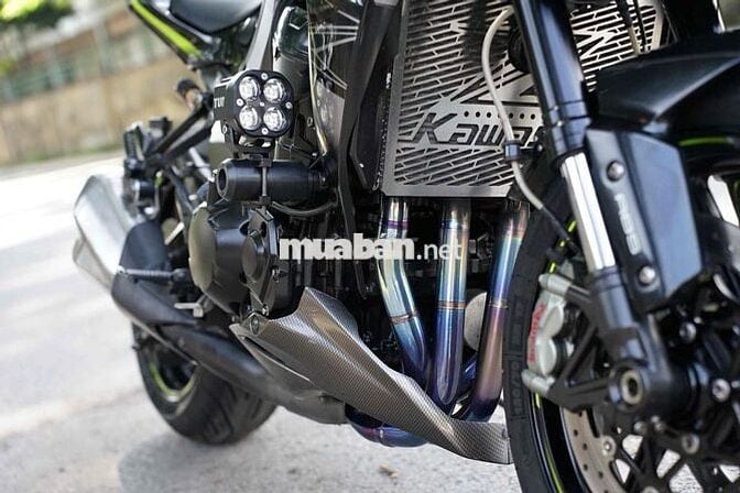 ☣️🆔 KAWASAKI Z1000R 2017 ,CỔ TITAN VÀ ĐÈN TRỢ SANG