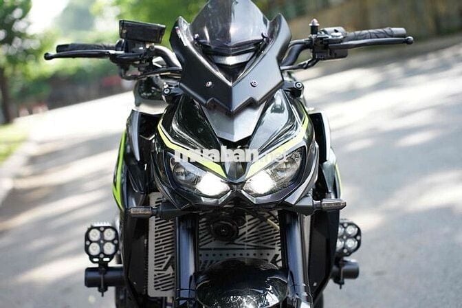 ☣️🆔 KAWASAKI Z1000R 2017 ,CỔ TITAN VÀ ĐÈN TRỢ SANG