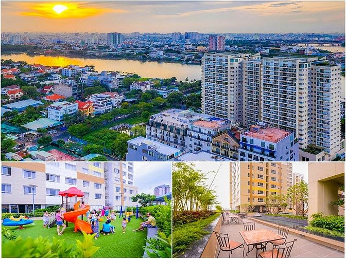 Căn hộ bán tại Tropic Garden Thảo Điền view sông 2 phòng ngủ 88m2