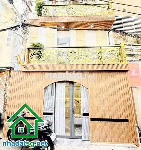 NHÀ 3 TẦNG ĐẸP LUNG LINH – HẺM XE HƠI, GẦN MẶT TIỀN – FULL NỘI THẤT