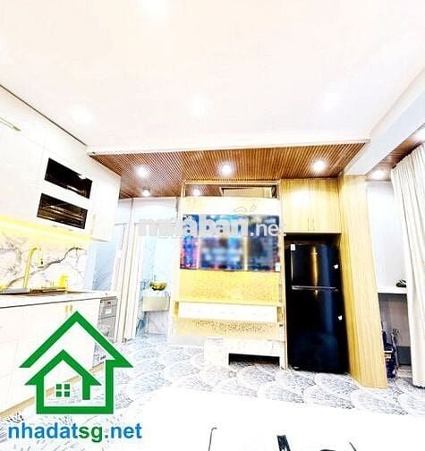 NHÀ 3 TẦNG ĐẸP LUNG LINH – HẺM XE HƠI, GẦN MẶT TIỀN – FULL NỘI THẤT
