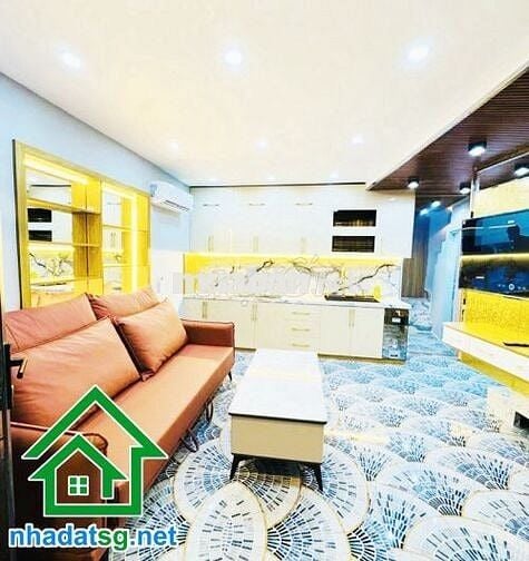 NHÀ 3 TẦNG ĐẸP LUNG LINH – HẺM XE HƠI, GẦN MẶT TIỀN – FULL NỘI THẤT