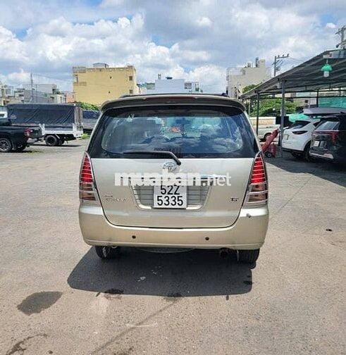TOYOTA INNOVA G 2006, SỐ SÀN, 1 CHỦ KHÔNG DỊCH VỤ.