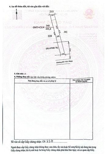 BÁN ĐẤT MẶT TIỀN ĐƯỜNG ĐT750 – LONG HÒA, DẦU TIẾNG