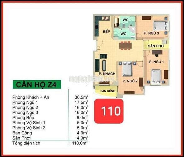 🌈CHUNG CƯ 110m² 3️⃣PN 2️⃣WC🔥CÓ 1 SỐ NỘI THẤT💥Ở LIỀN✅️Tân Phú~Ng Sơn